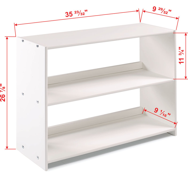 Harriet Bee Christenberry Twin Solid Wood Loft Bed with Bookcase by